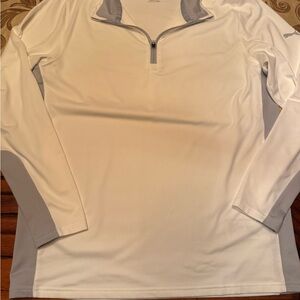 Puma Cream and Gray Pullover